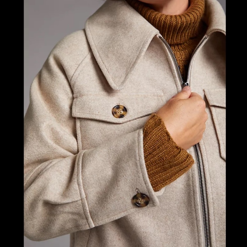 Anthropologie Cream Jacket - Picture 5 of 15